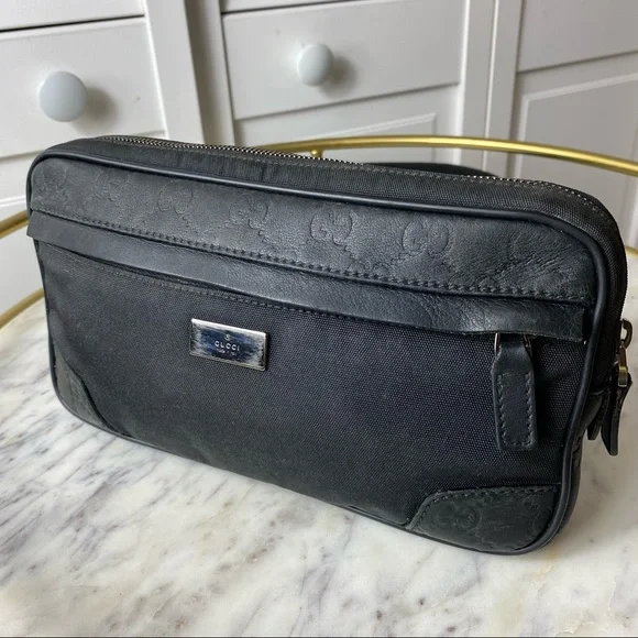 ✨Vintage Gucci GG Supreme Belt Bag Fanny Pack Bumbag Beige Coated Canvas Italy✨ - Picture 4 of 16